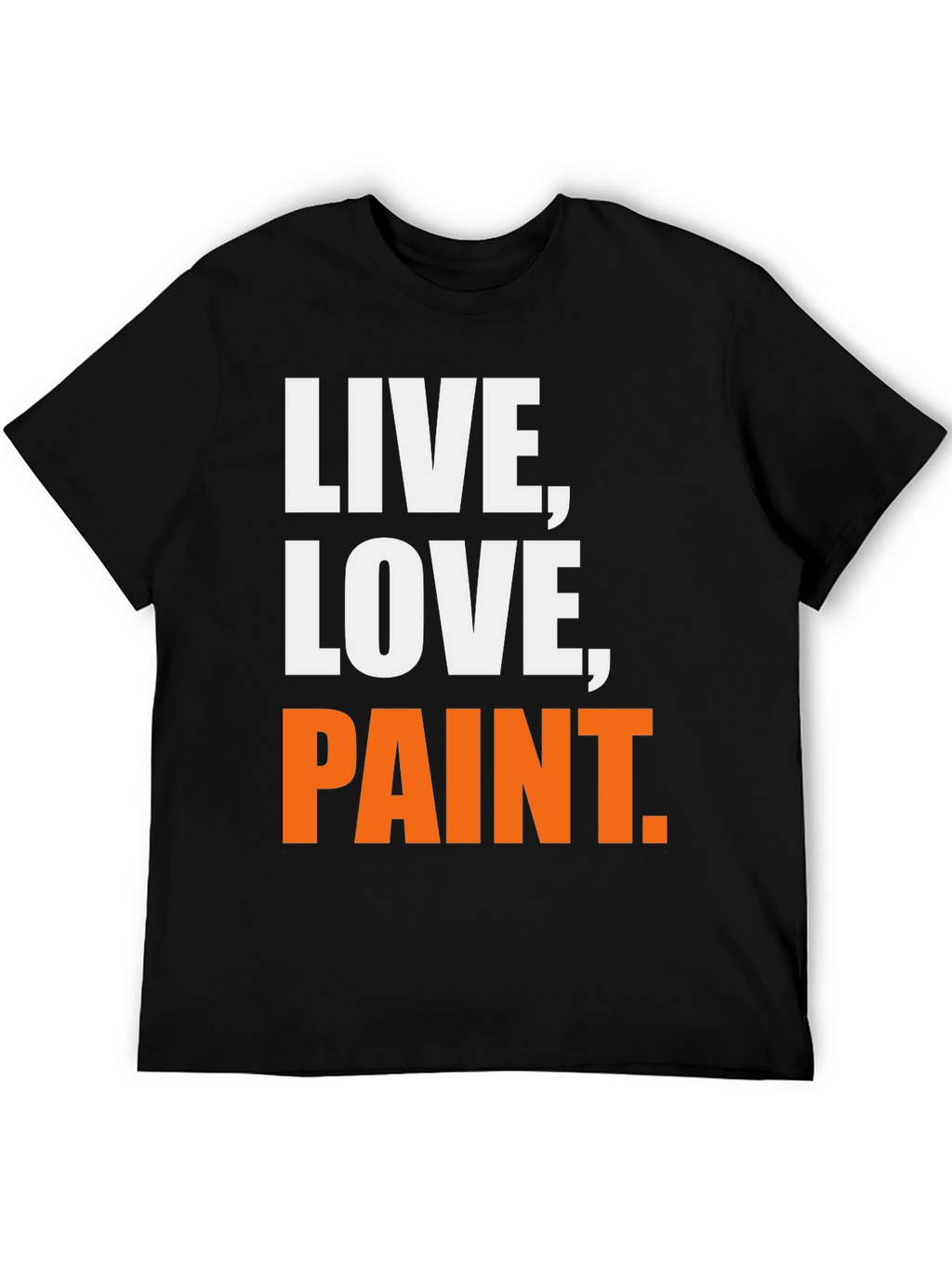 Live Love Paint Graphic Tee - Artistic Expression T-Shirt