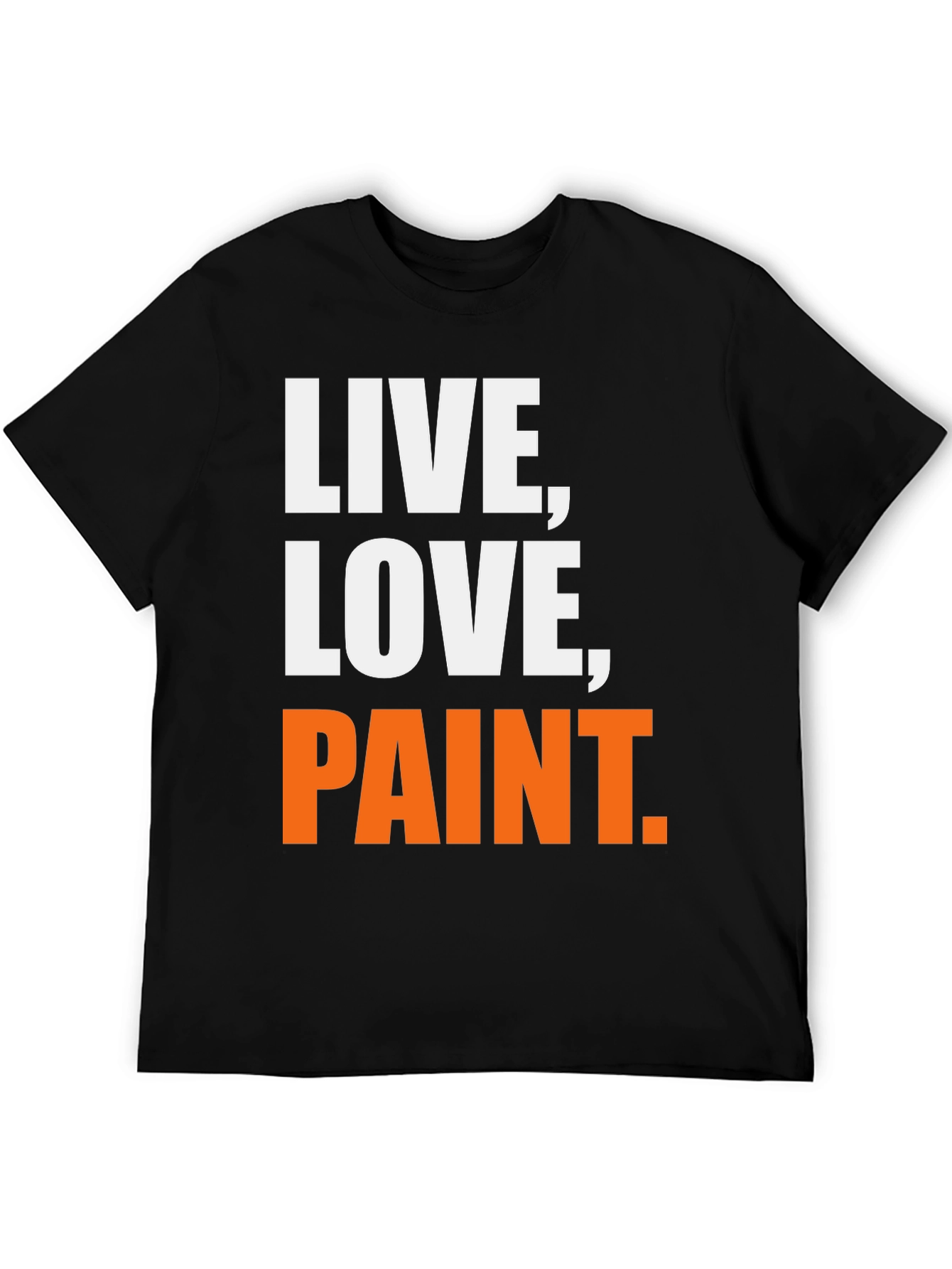 Live Love Paint Graphic Tee - Artistic Expression T-Shirt