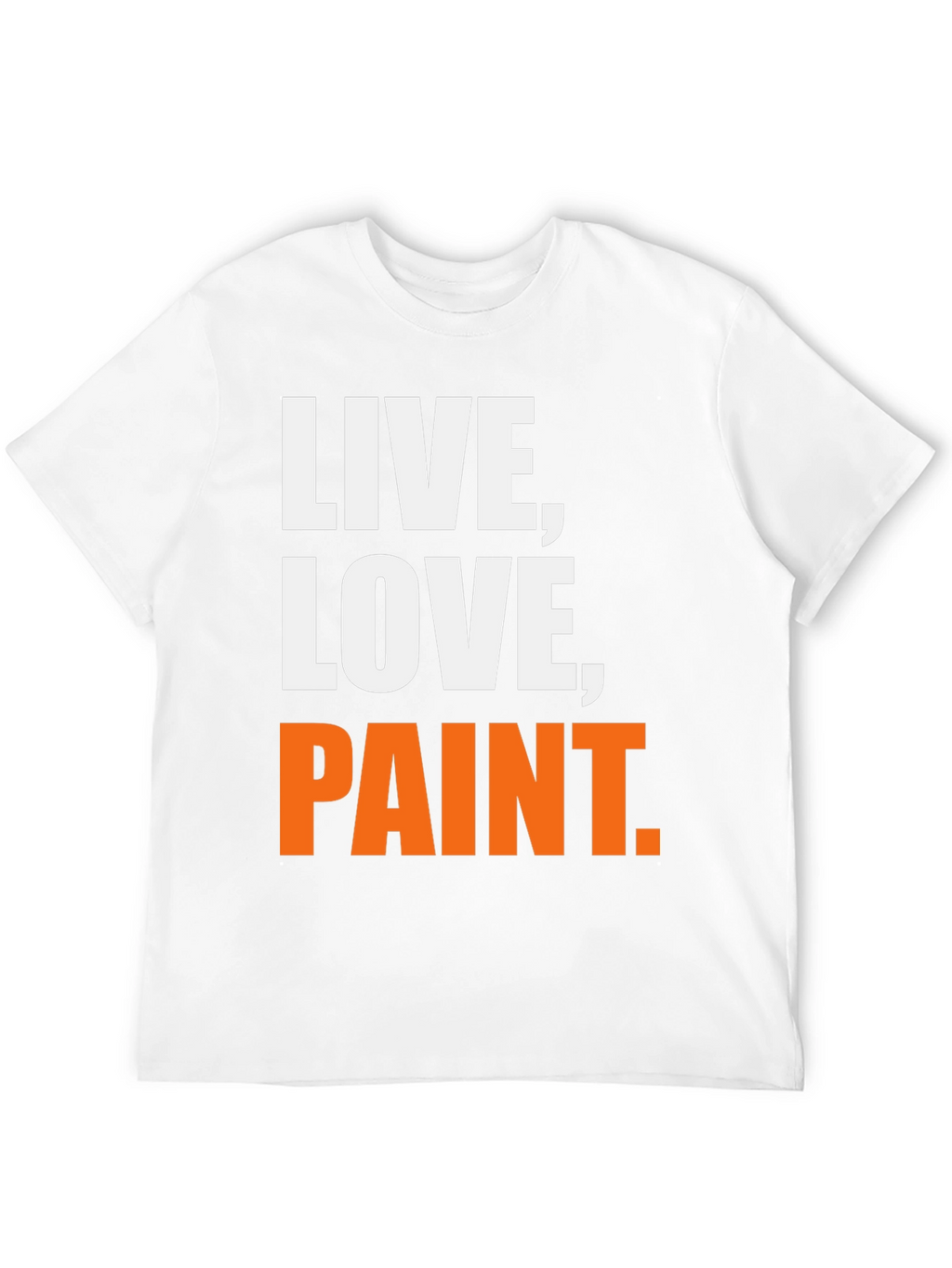 Live Love Paint Graphic Tee - Artistic Expression T-Shirt