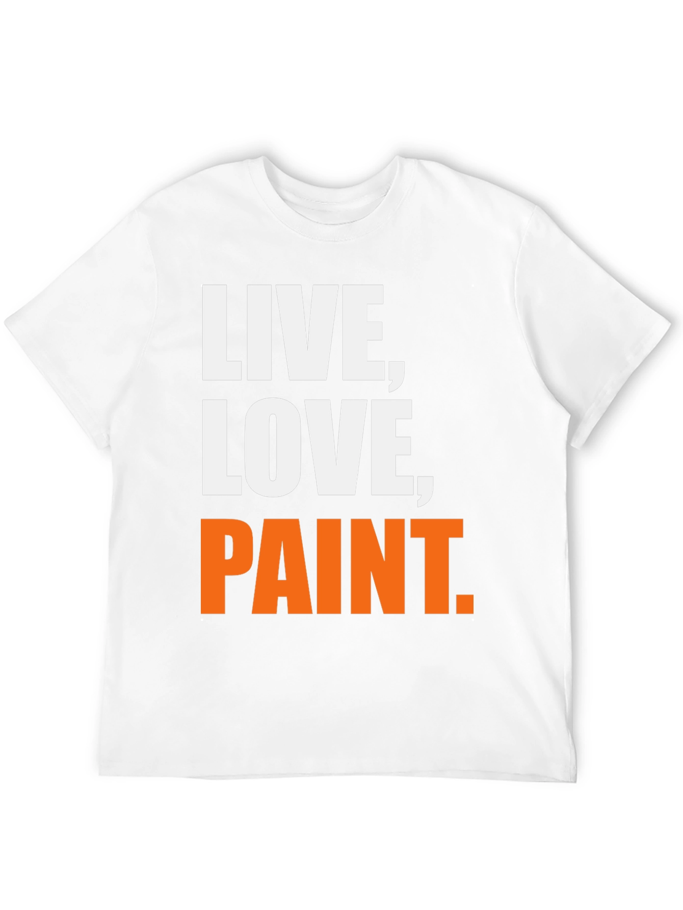 Live Love Paint Graphic Tee - Artistic Expression T-Shirt