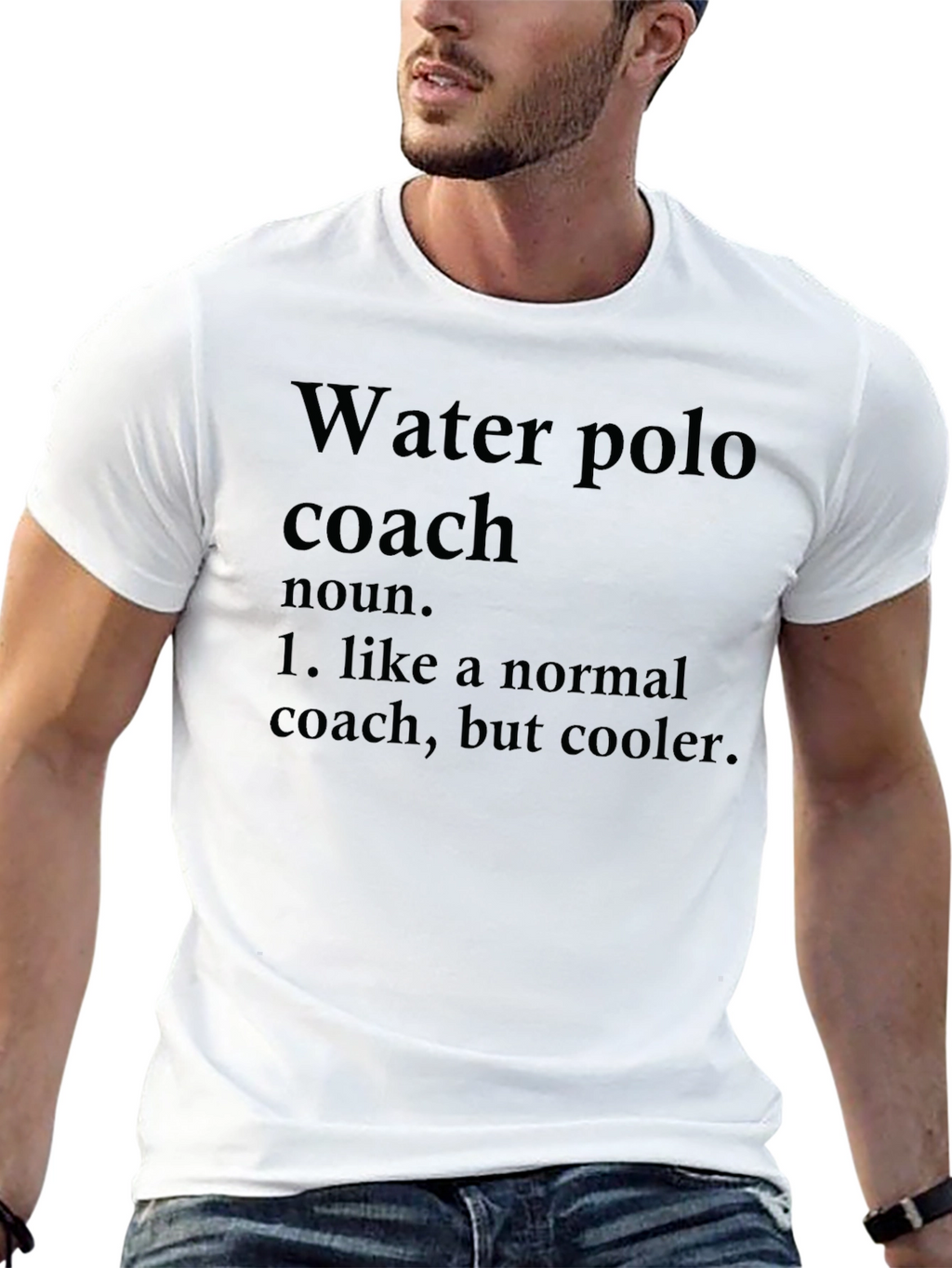 Water Polo Coach Funny Definition T-Shirt