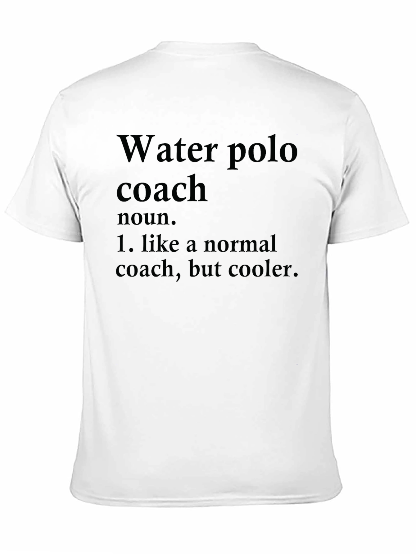 Water Polo Coach Funny Definition T-Shirt