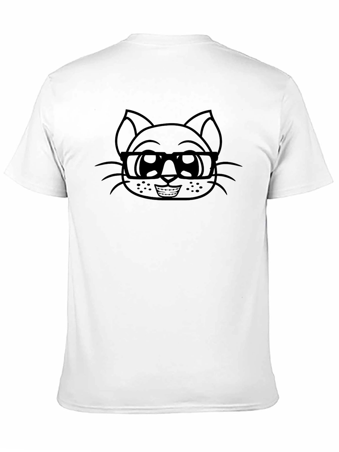 Cat Nerd T-Shirt - Cool Graphic Tee