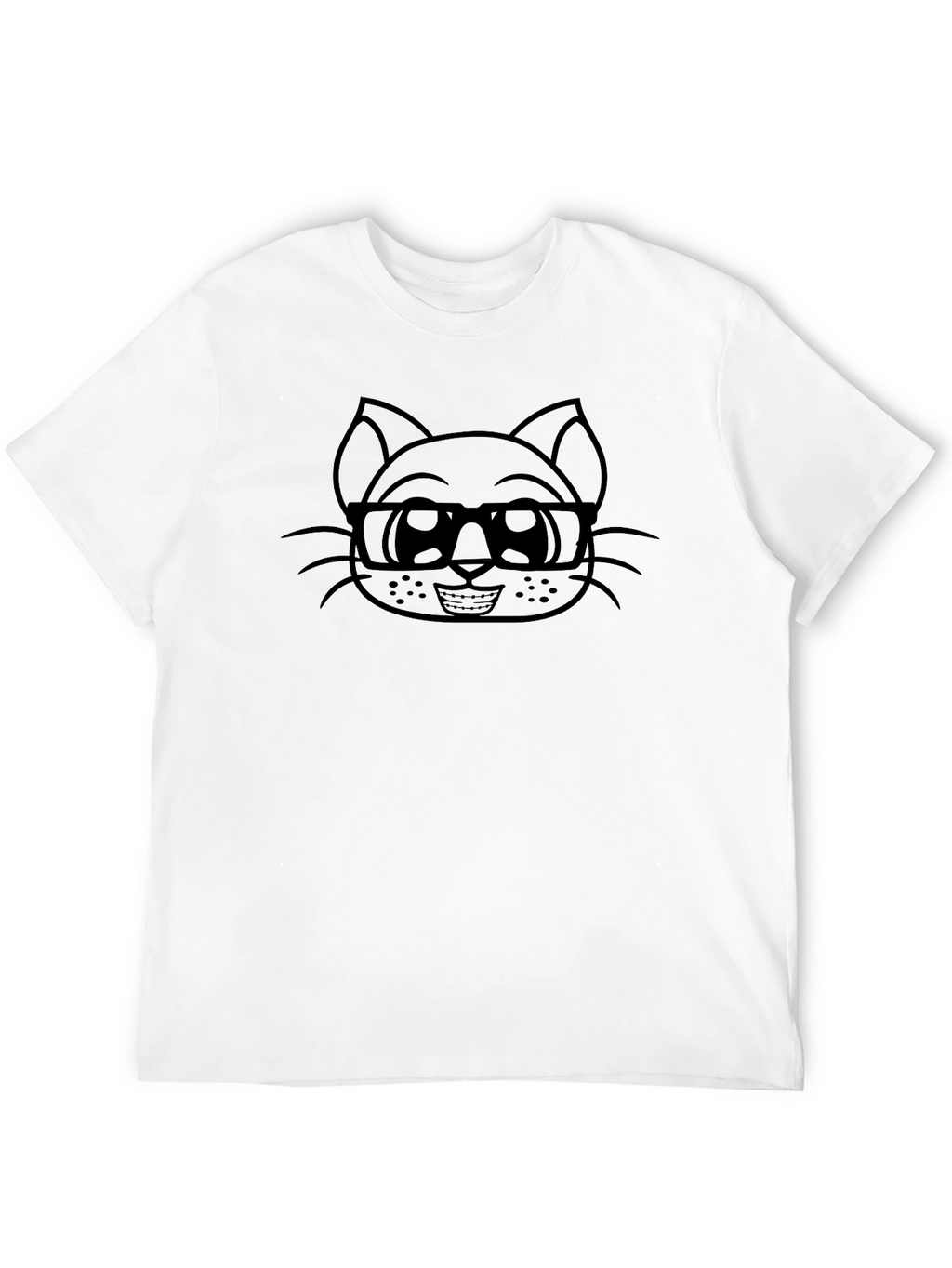 Cat Nerd T-Shirt - Cool Graphic Tee