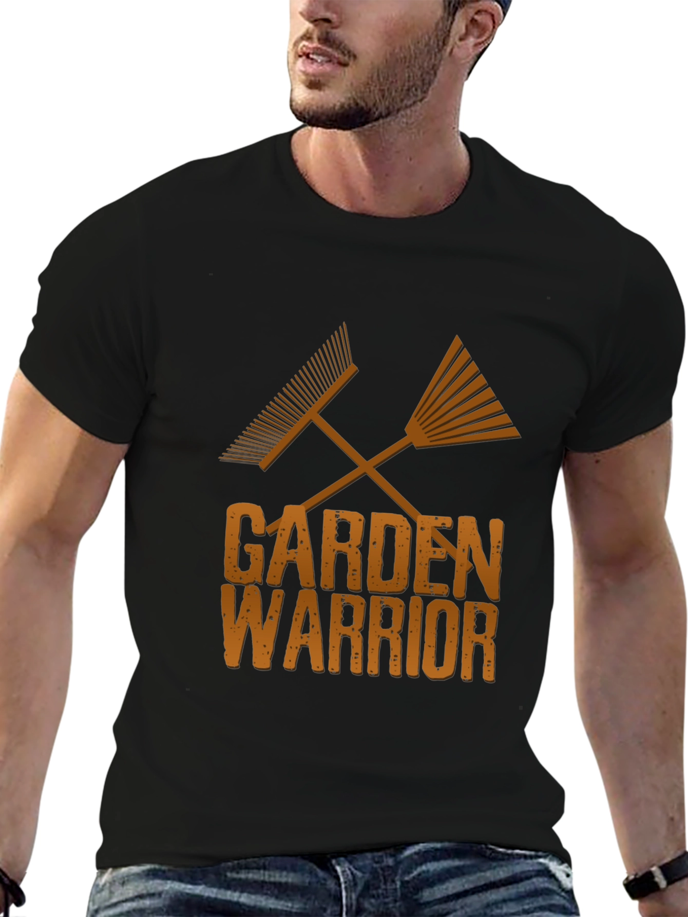 Garden Warrior Tee - Rake Graphic