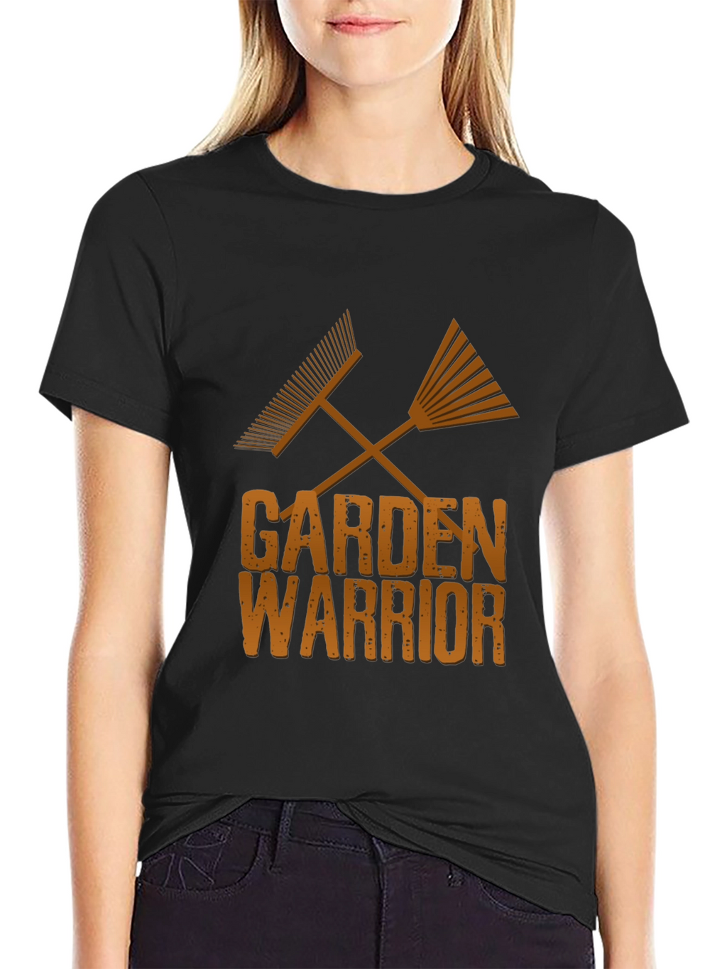 Garden Warrior Tee - Rake Graphic