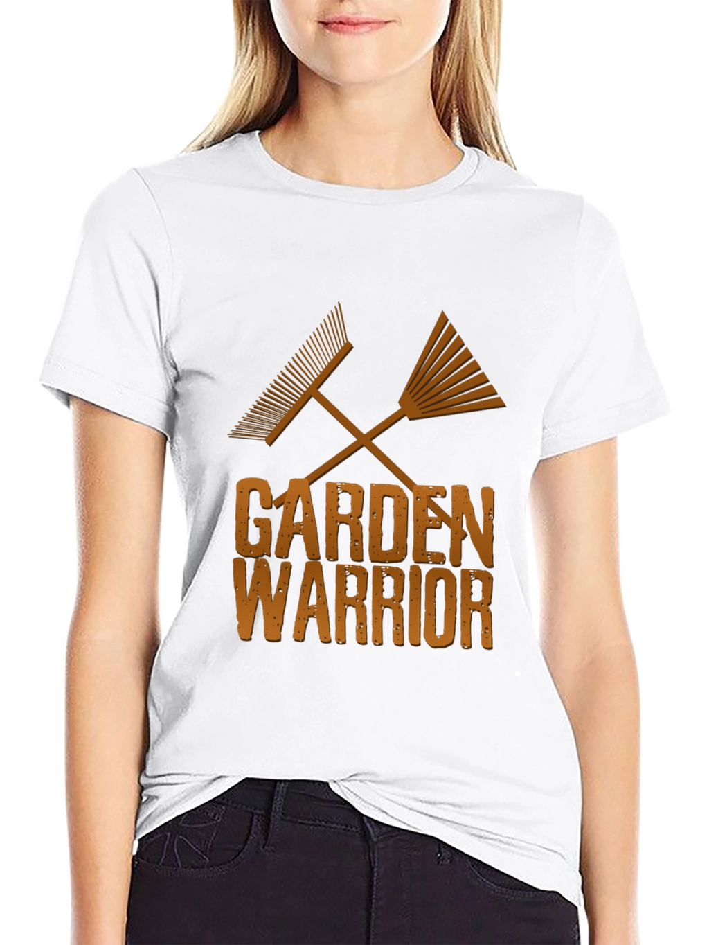 Garden Warrior Tee - Rake Graphic
