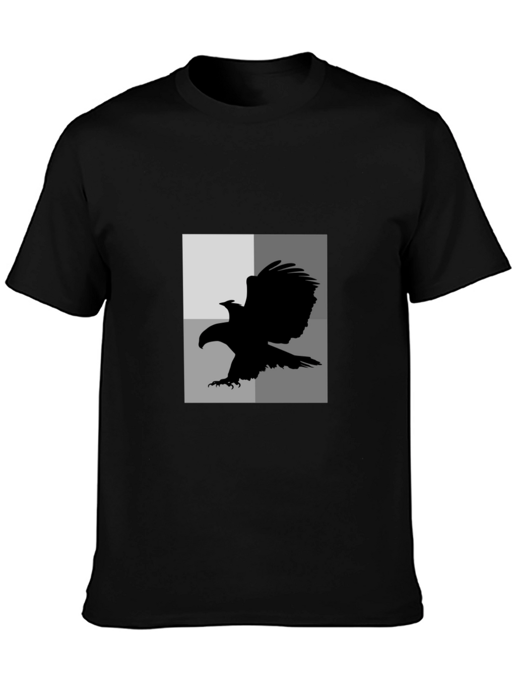 Black Eagle Graphic Tee - Mens Casual T-Shirt