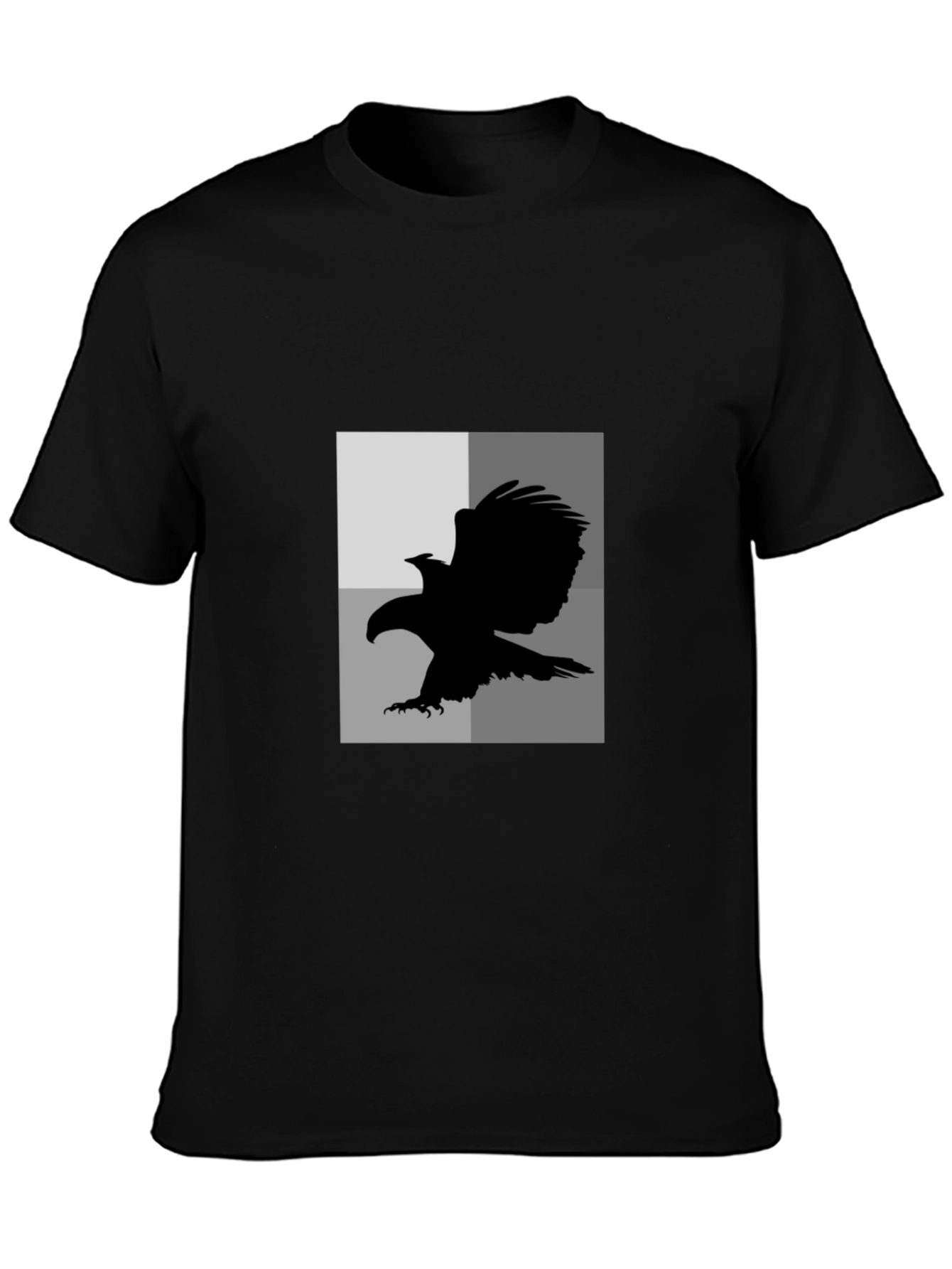 Black Eagle Graphic Tee - Mens Casual T-Shirt