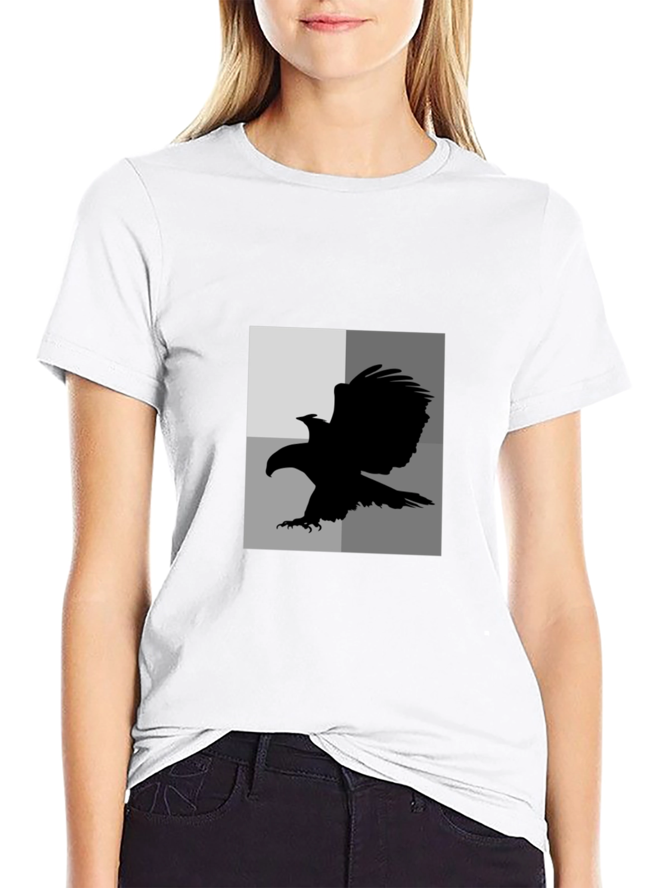 Black Eagle Graphic Tee - Mens Casual T-Shirt