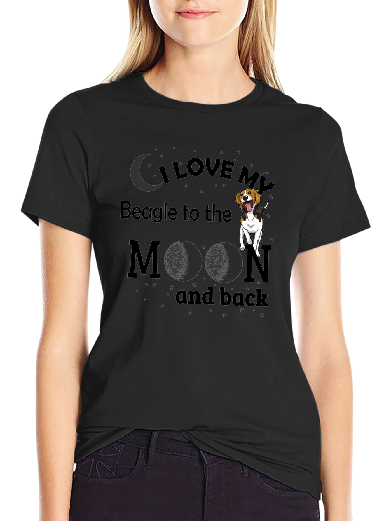 I Love My Beagle to the Moon and Back T-Shirt