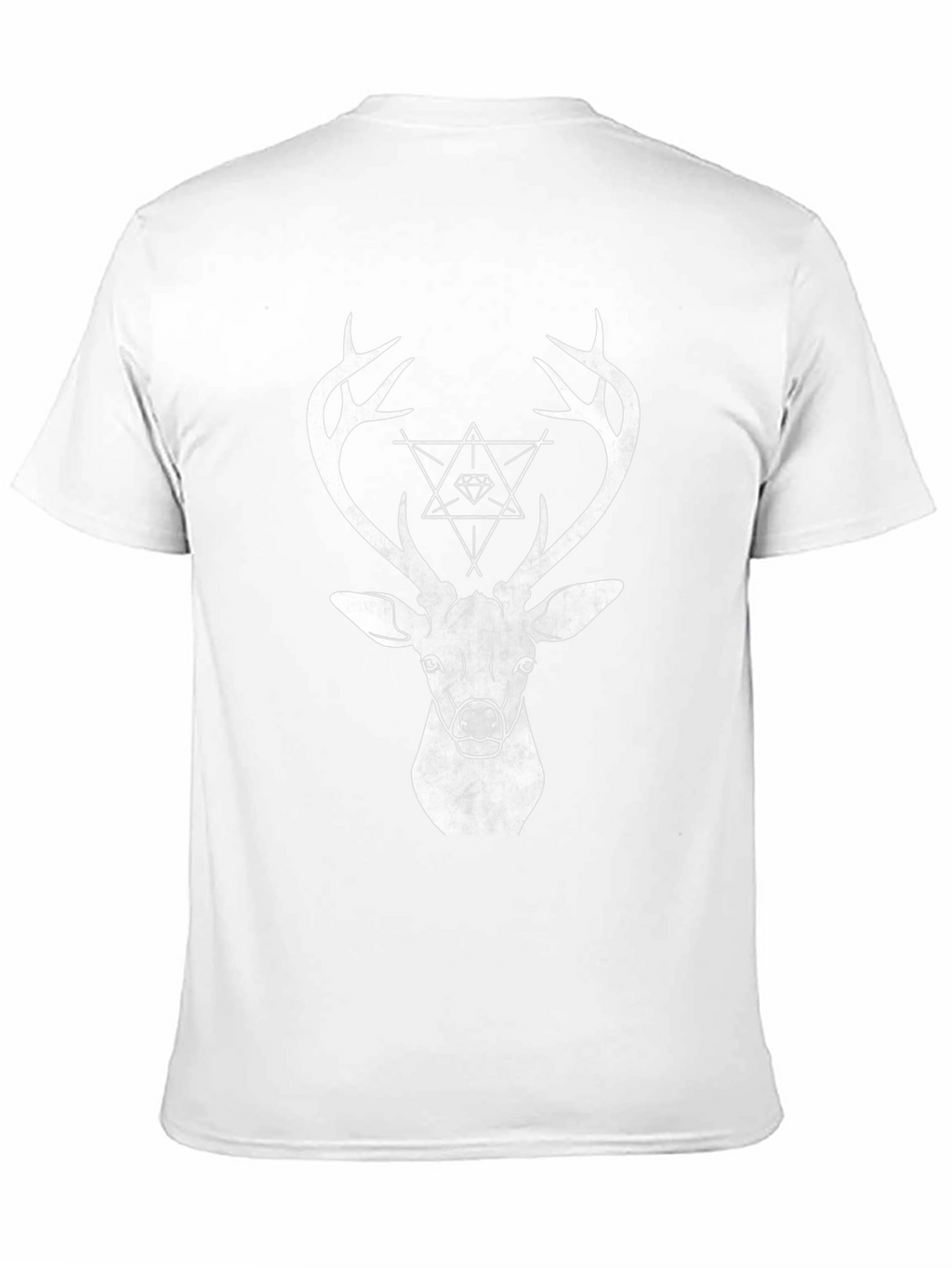 Geometric Deer Graphic T-Shirt