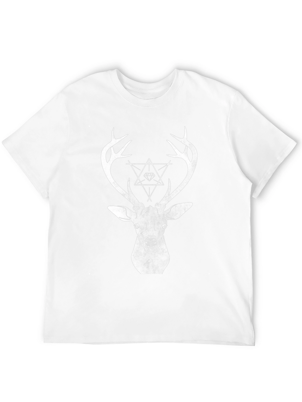 Geometric Deer Graphic T-Shirt