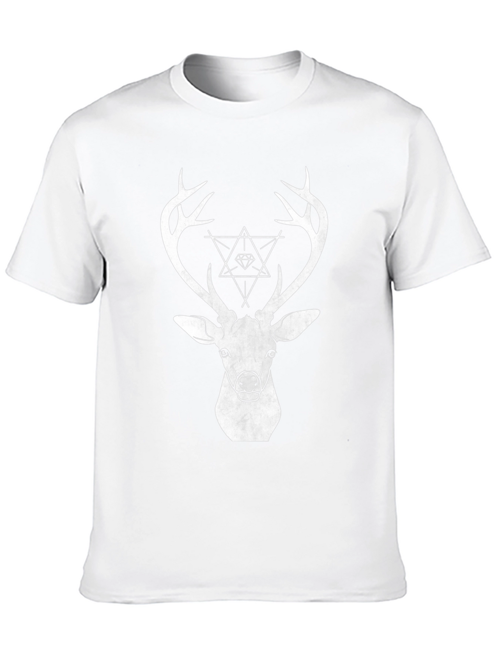Geometric Deer Graphic T-Shirt