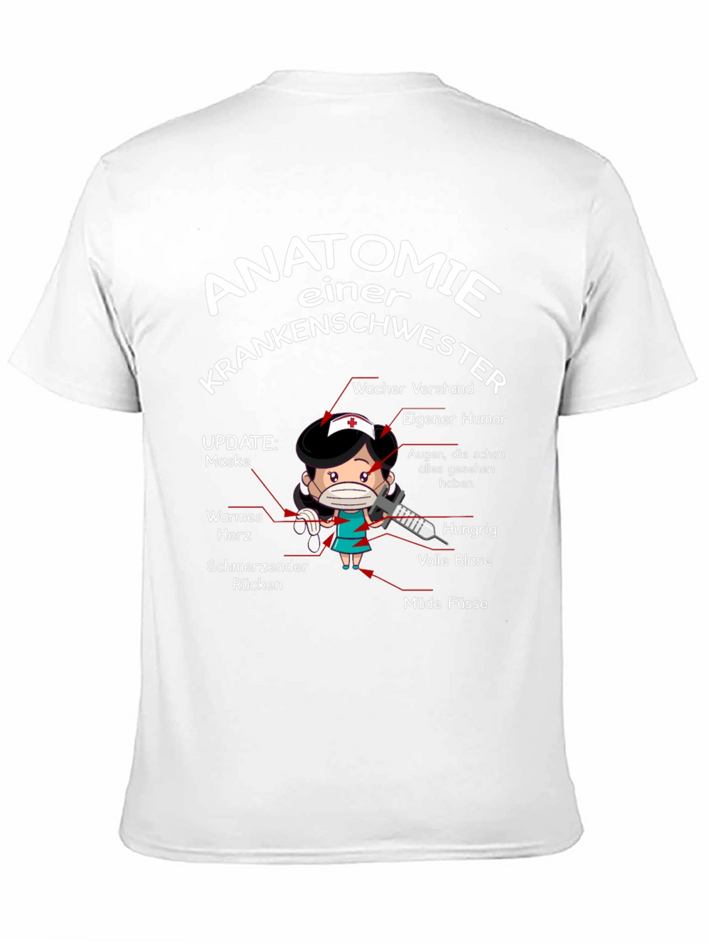 Anatomie Einer Krankenschwester T-Shirt