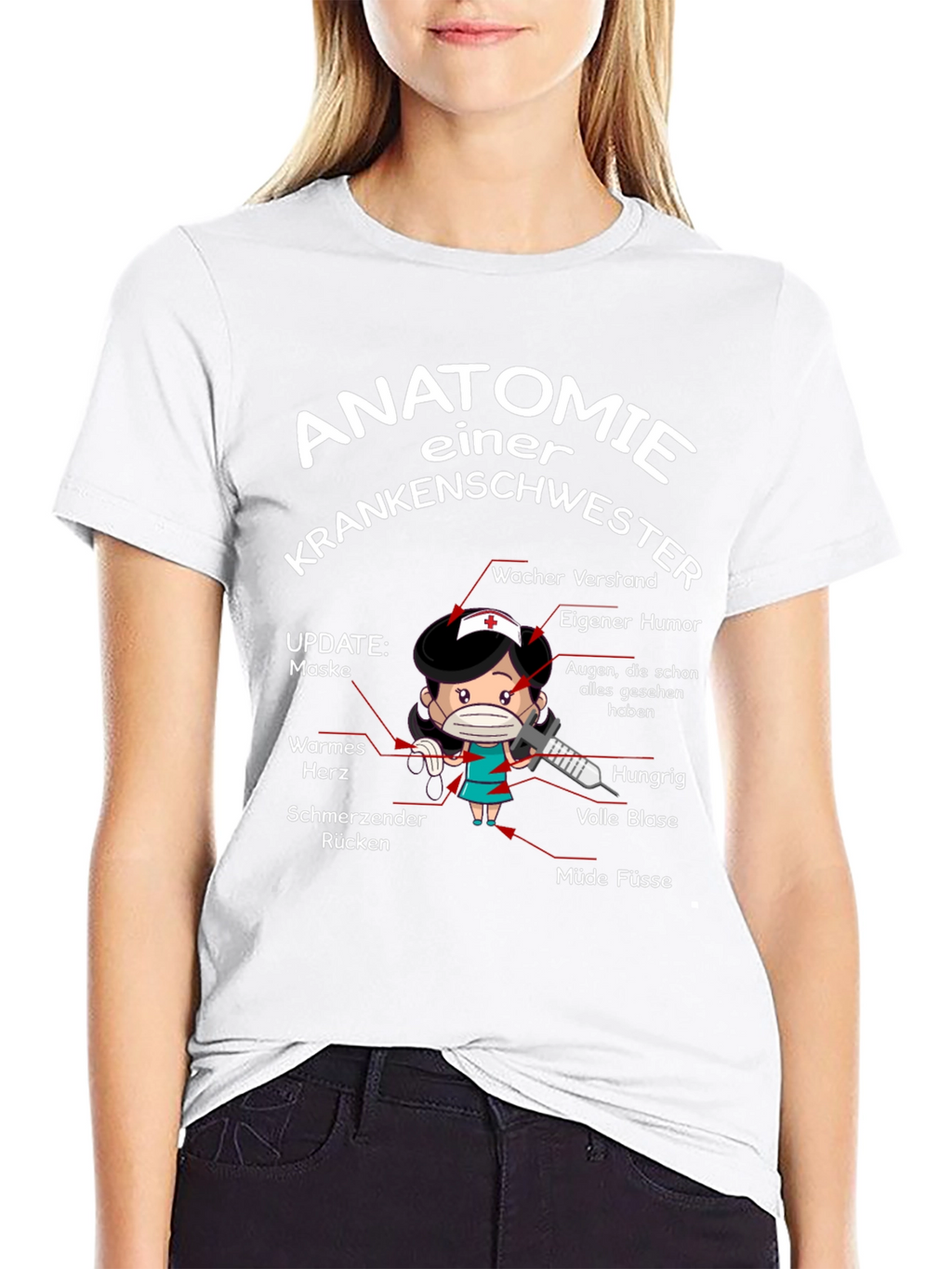 Anatomie Einer Krankenschwester T-Shirt