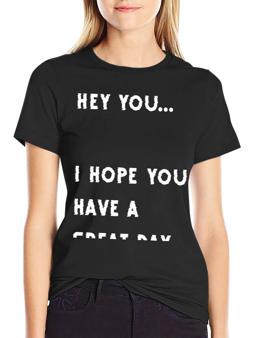 Hey You... Graphic T-Shirt - Black