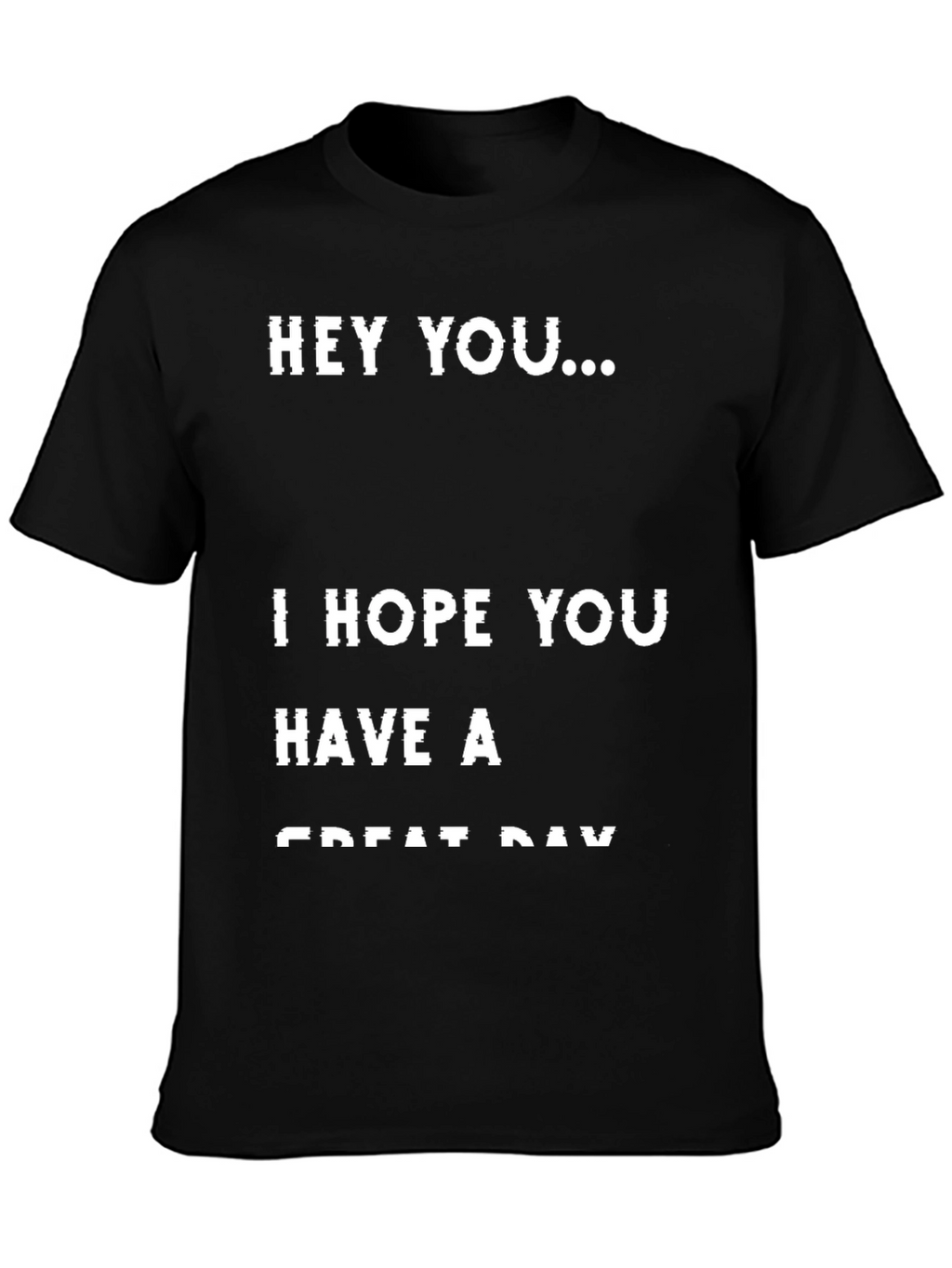 Hey You... Graphic T-Shirt - Black
