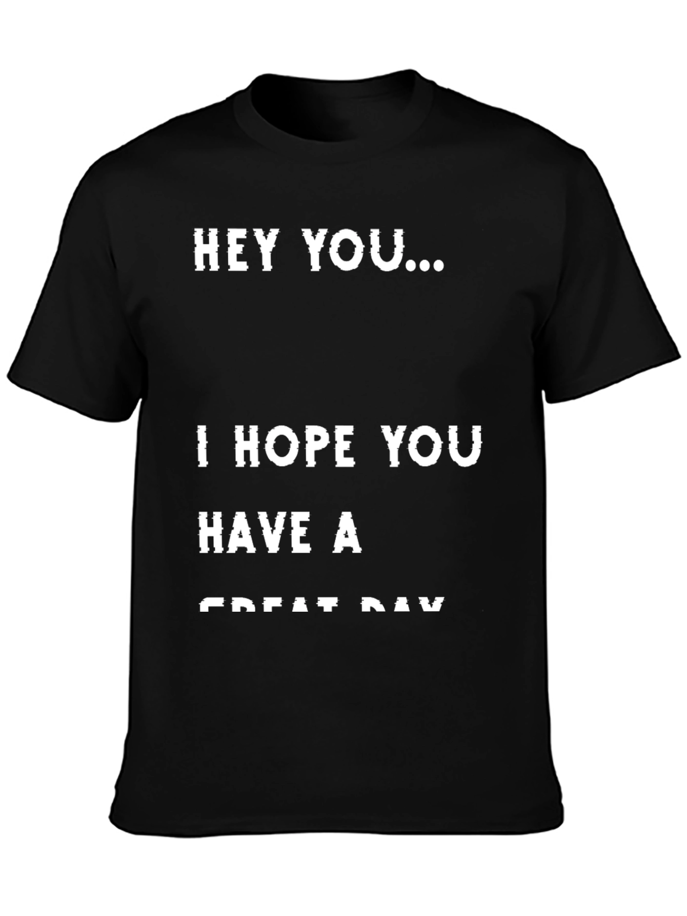 Hey You... Graphic T-Shirt - Black