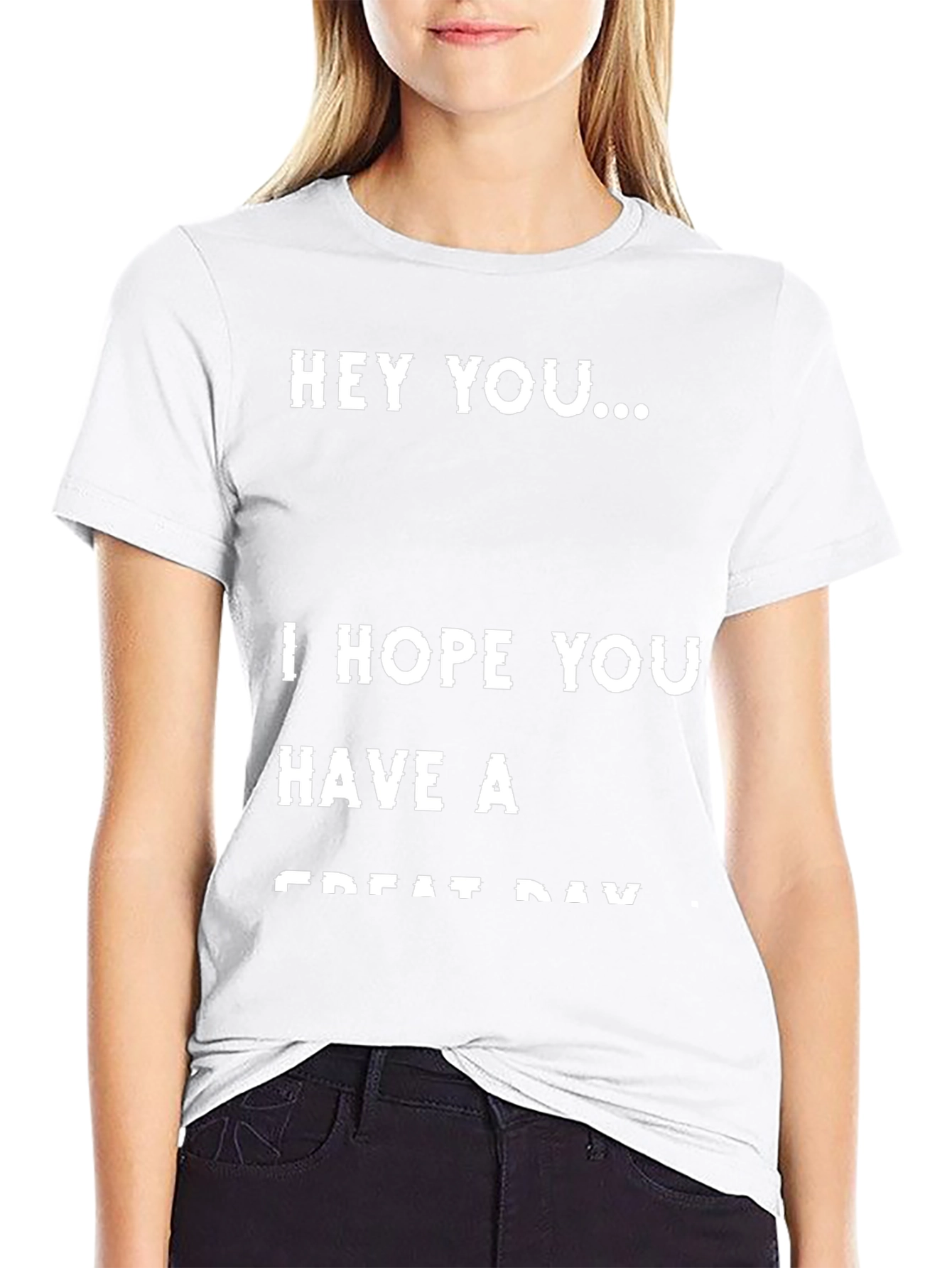 Hey You... Graphic T-Shirt - Black