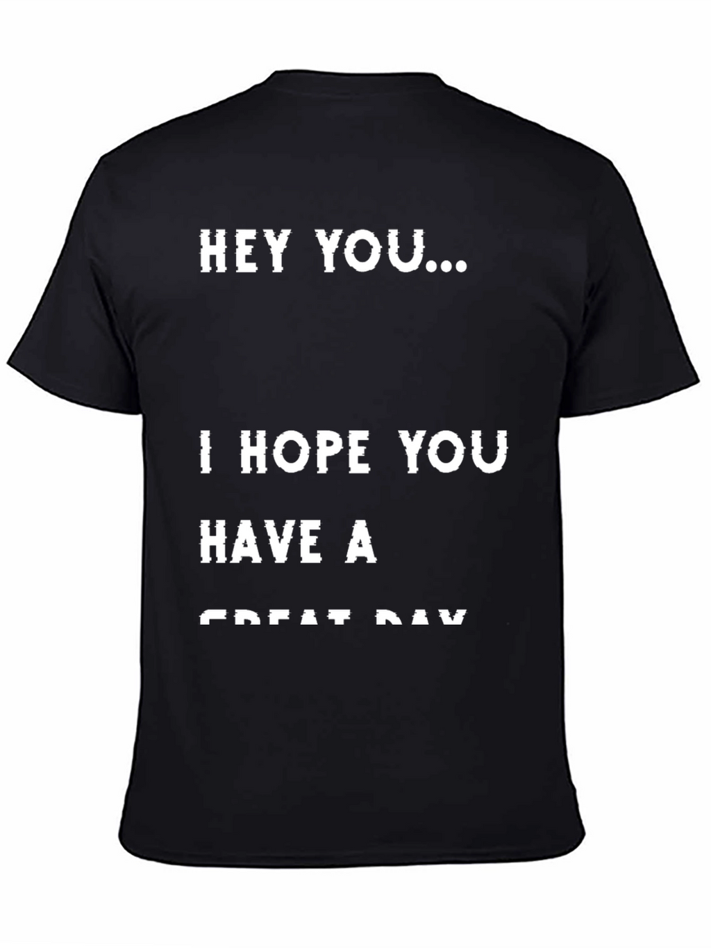 Hey You... Graphic T-Shirt - Black