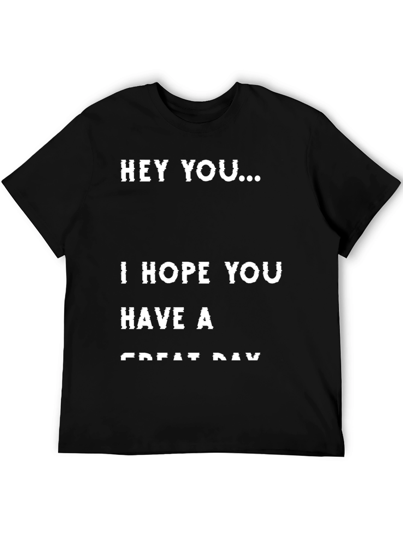 Hey You... Graphic T-Shirt - Black