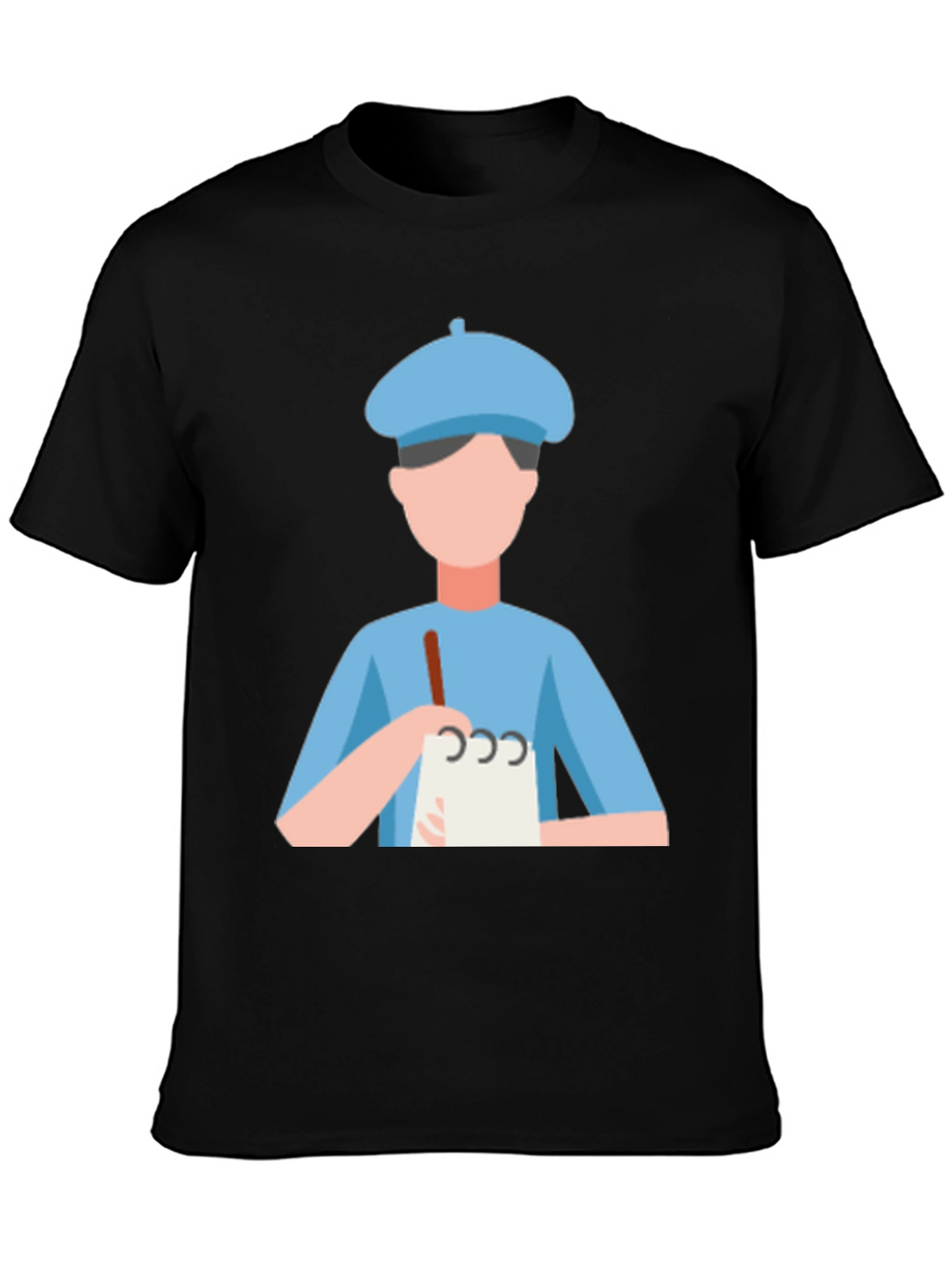 Artist Graphic Tee - Black Cotton T-Shirt