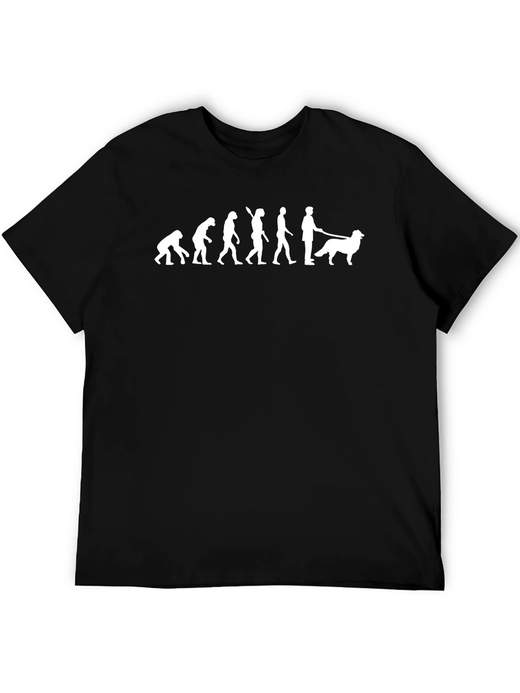 Evolution Dog Walker Black T-Shirt