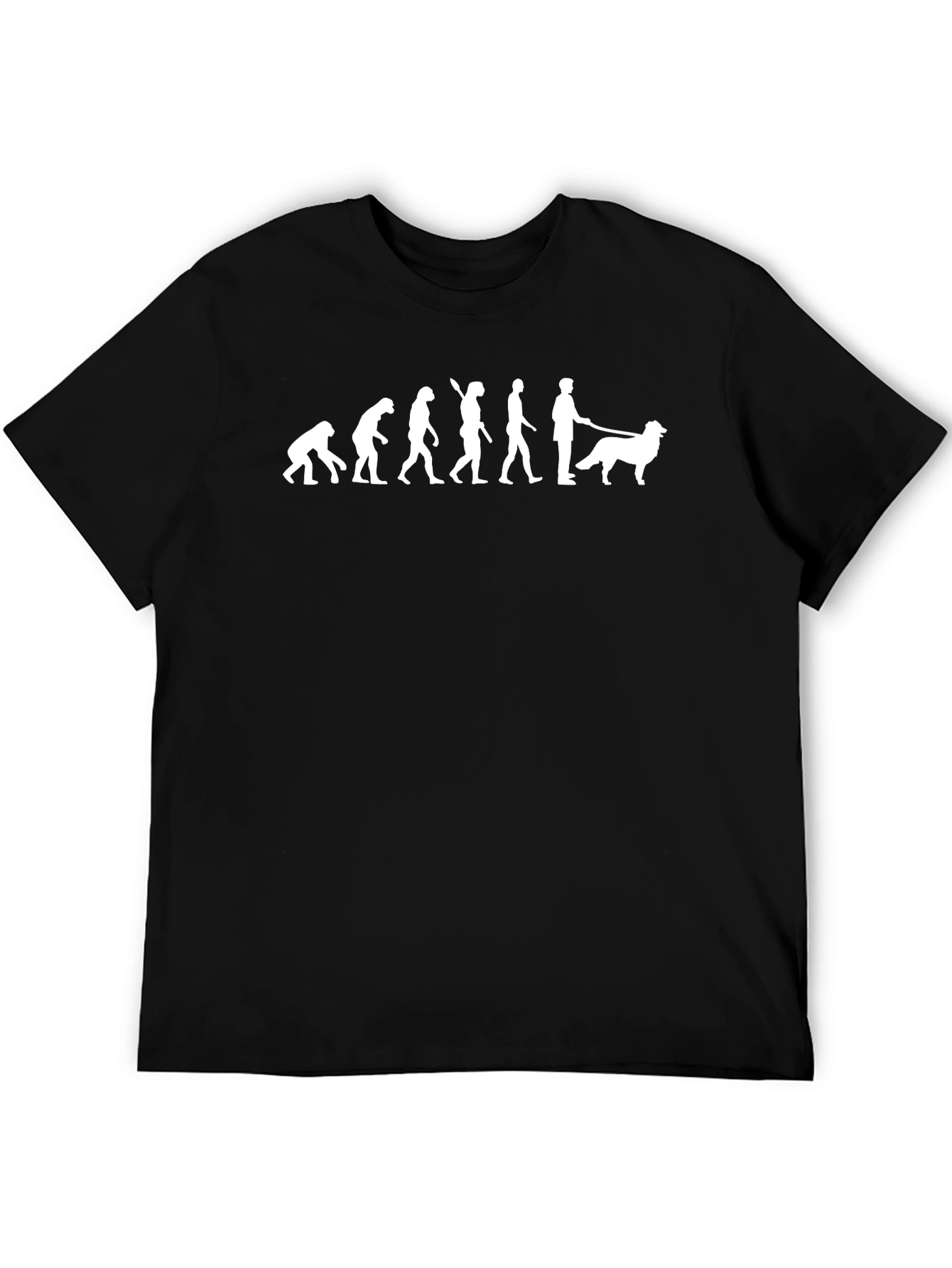 Evolution Dog Walker Black T-Shirt