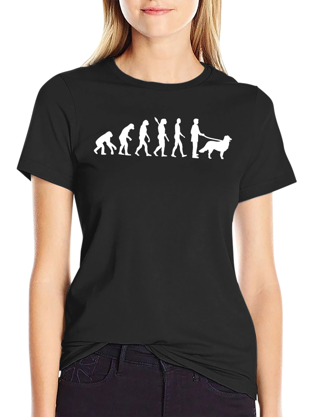 Evolution Dog Walker Black T-Shirt