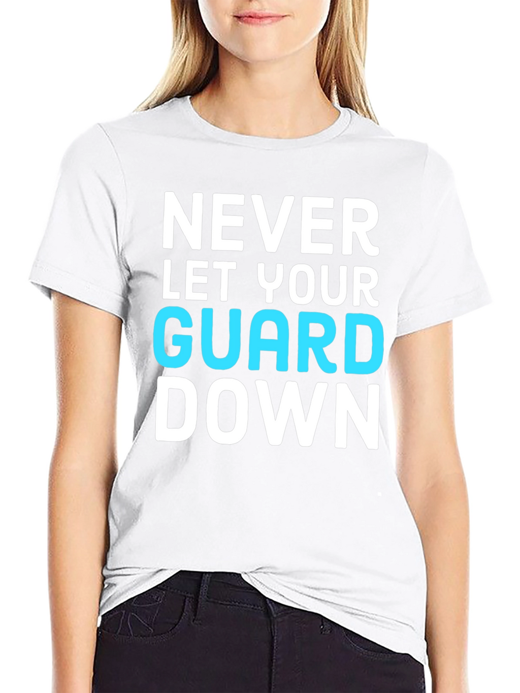 Never Let Your Guard Down Graphic Tee