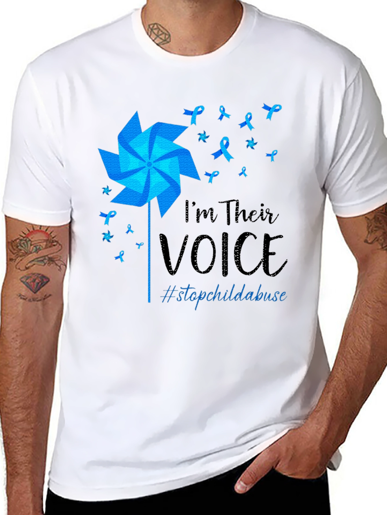 Stop Child Abuse Awareness T-Shirt