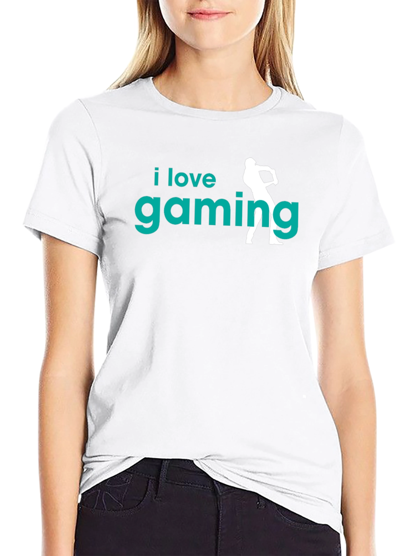 I Love Gaming Black T-Shirt