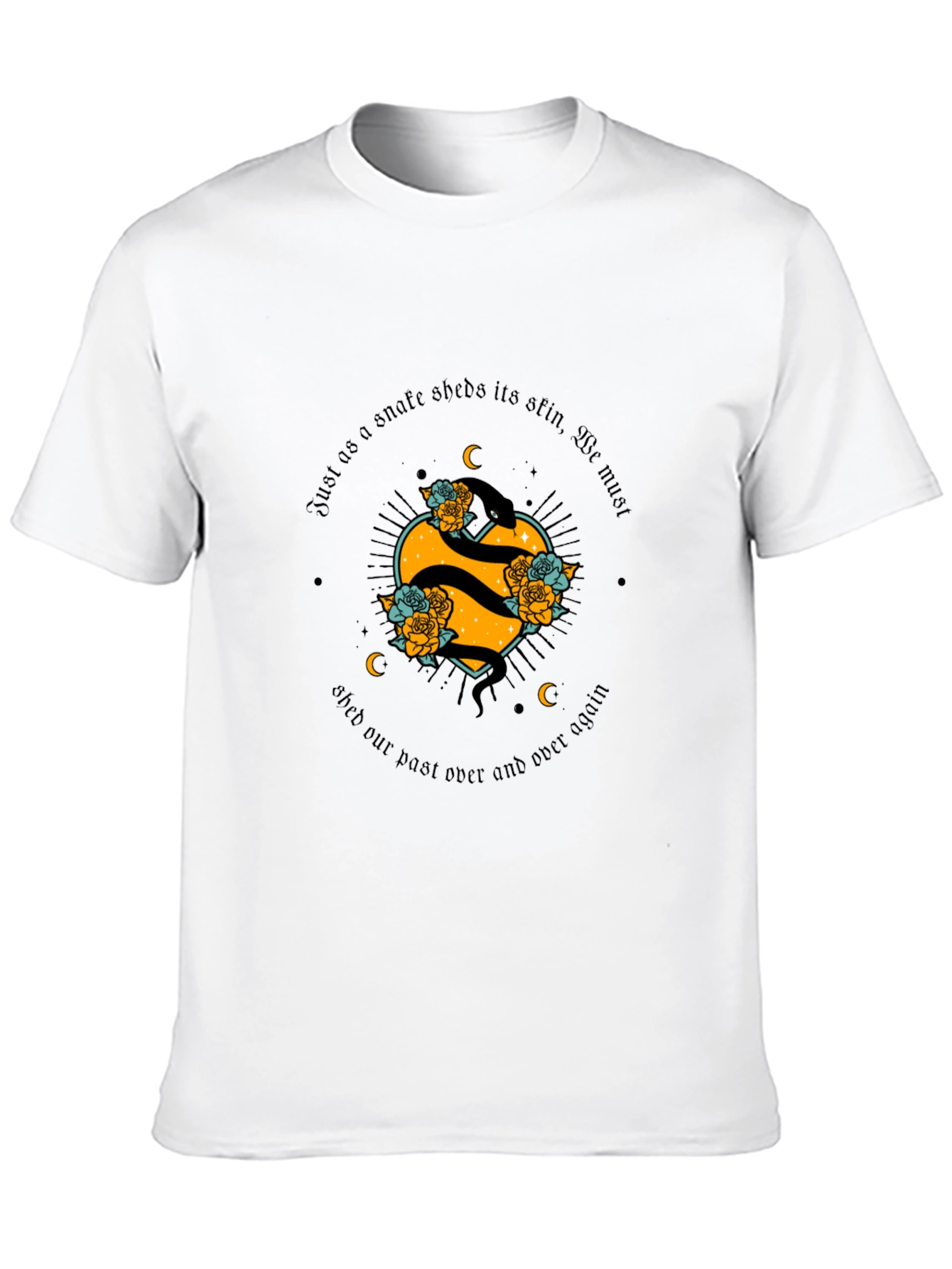 Snake Heart T-Shirt - Shed Your Past