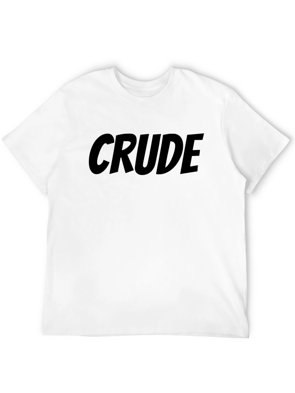 Crude Graphic Tee - Mens Black T-Shirt