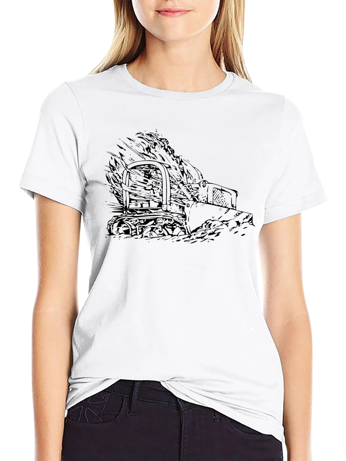 Bulldozer Graphic Tee - Heavy Equipment Apparel
