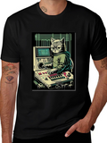 DJ Cat Graphic T-Shirt - Cool & Unique