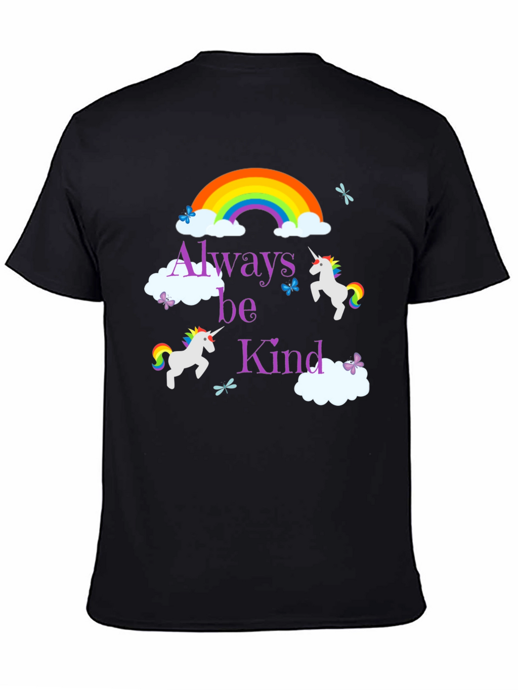Always Be Kind Unicorn Rainbow T-Shirt