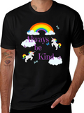 Always Be Kind Unicorn Rainbow T-Shirt