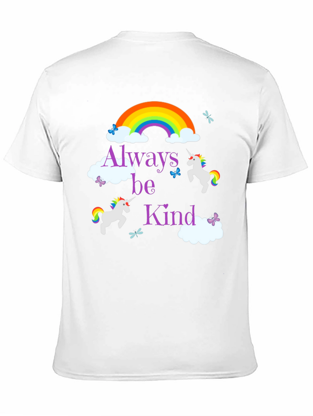 Always Be Kind Unicorn Rainbow T-Shirt