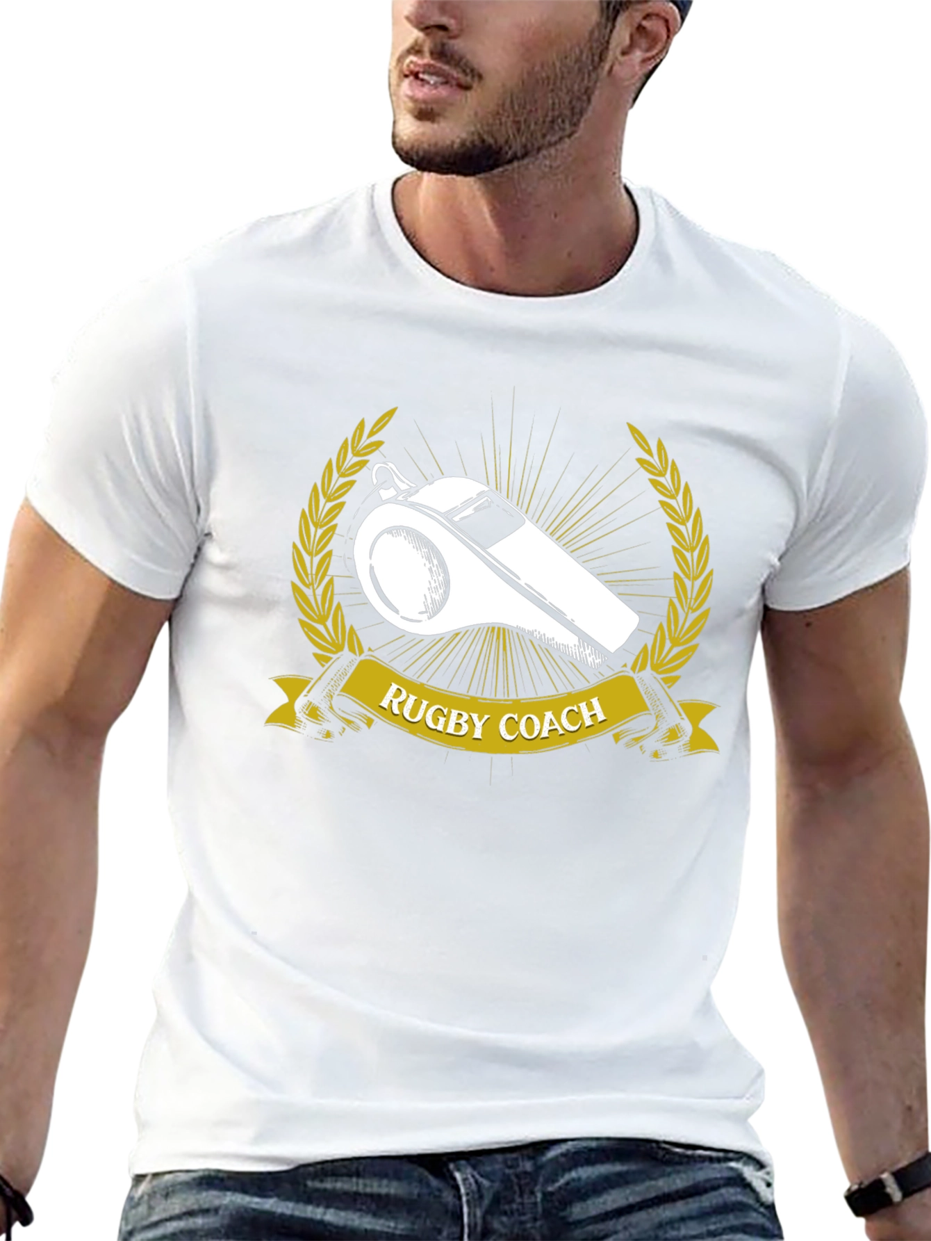 Rugby Coach Whistle Graphic T-Shirt