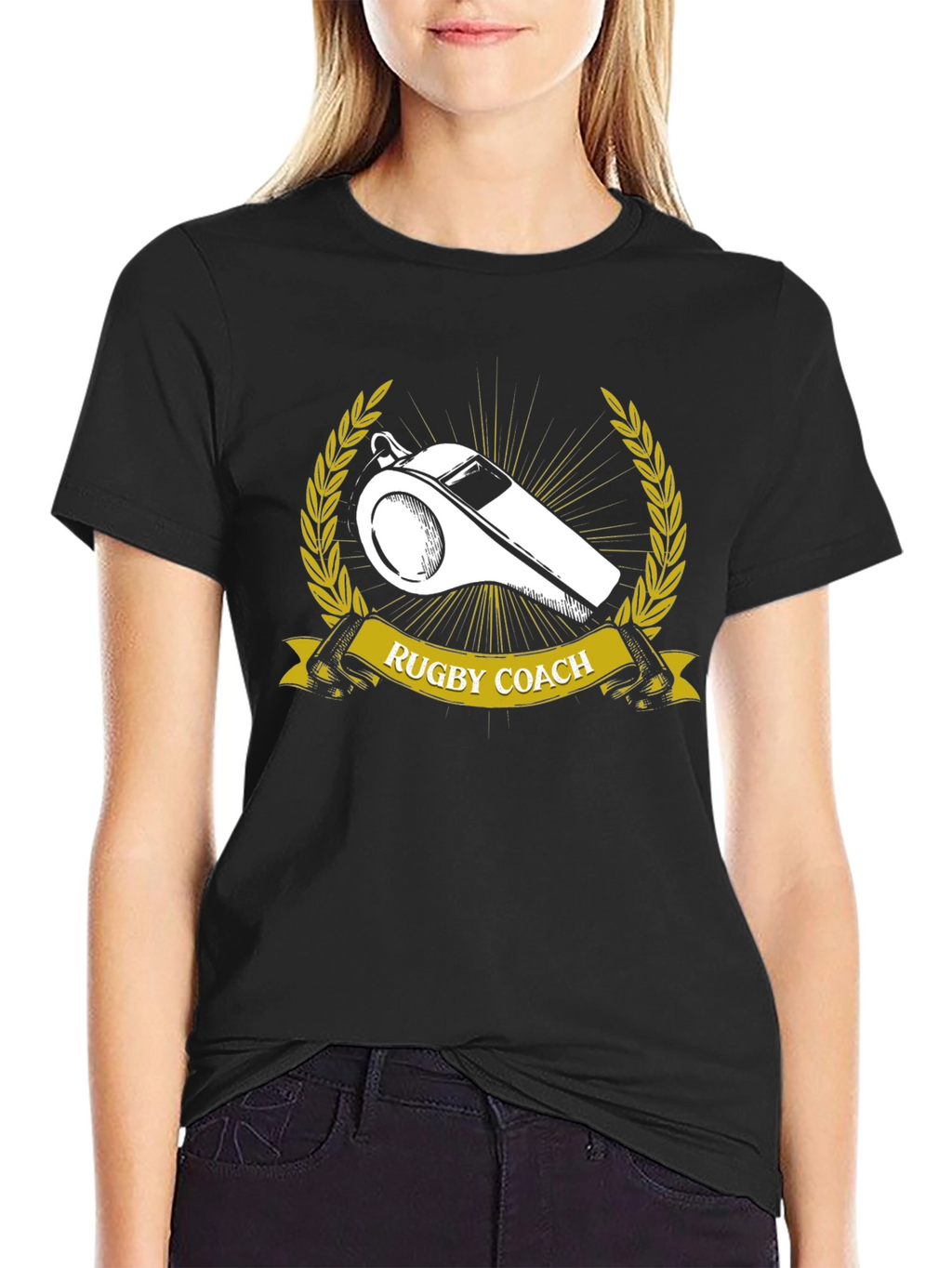 Rugby Coach Whistle Graphic T-Shirt