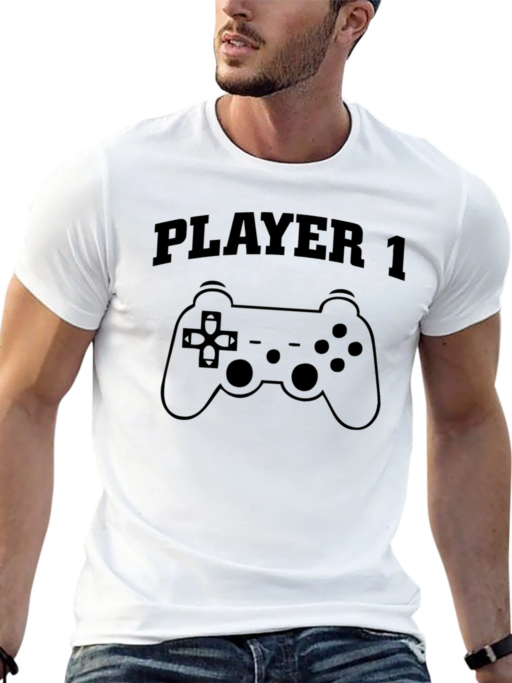 Player 1 T-Shirt - Gamer Style