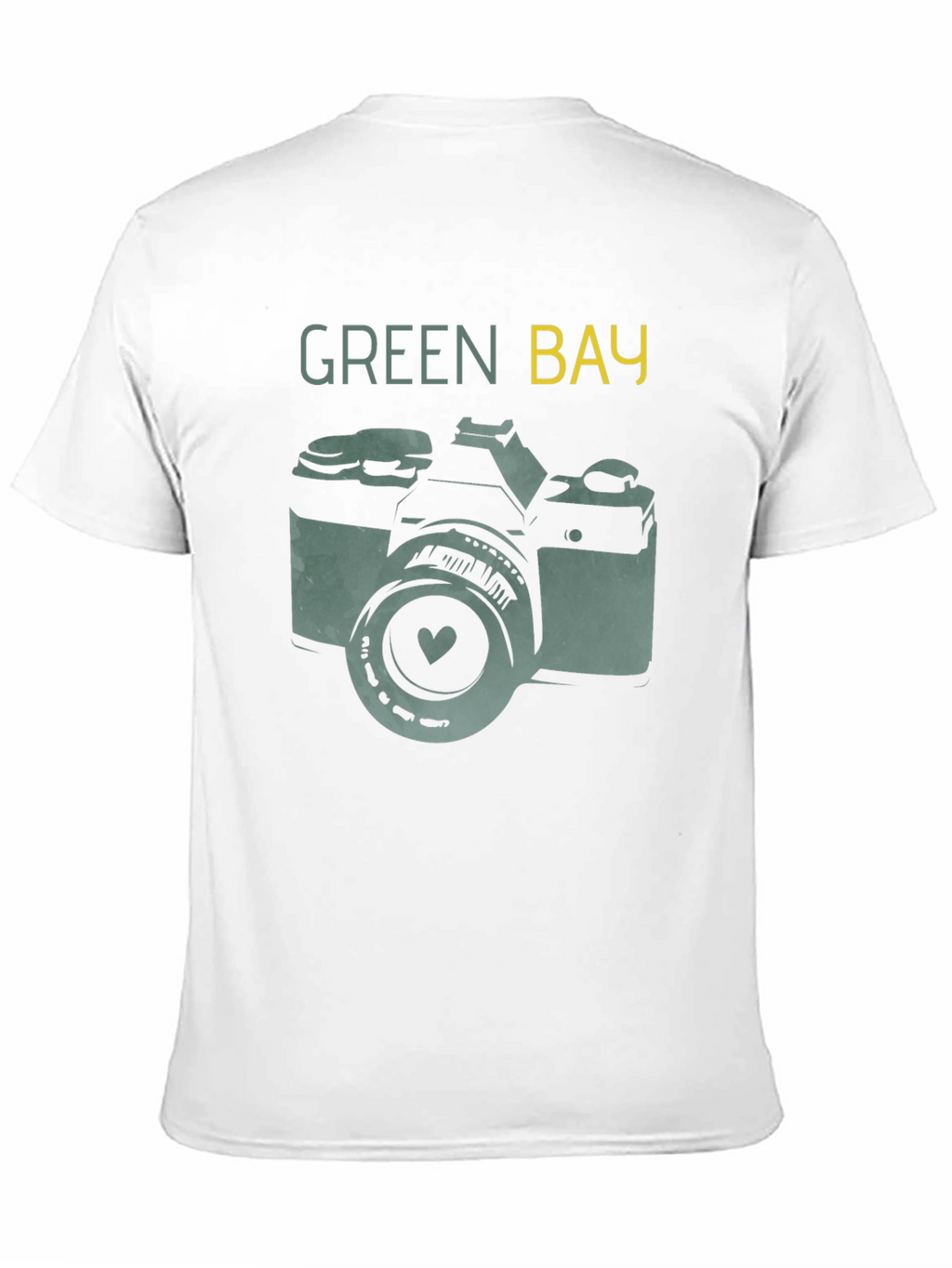 Green Bay Camera T-Shirt - Retro Style