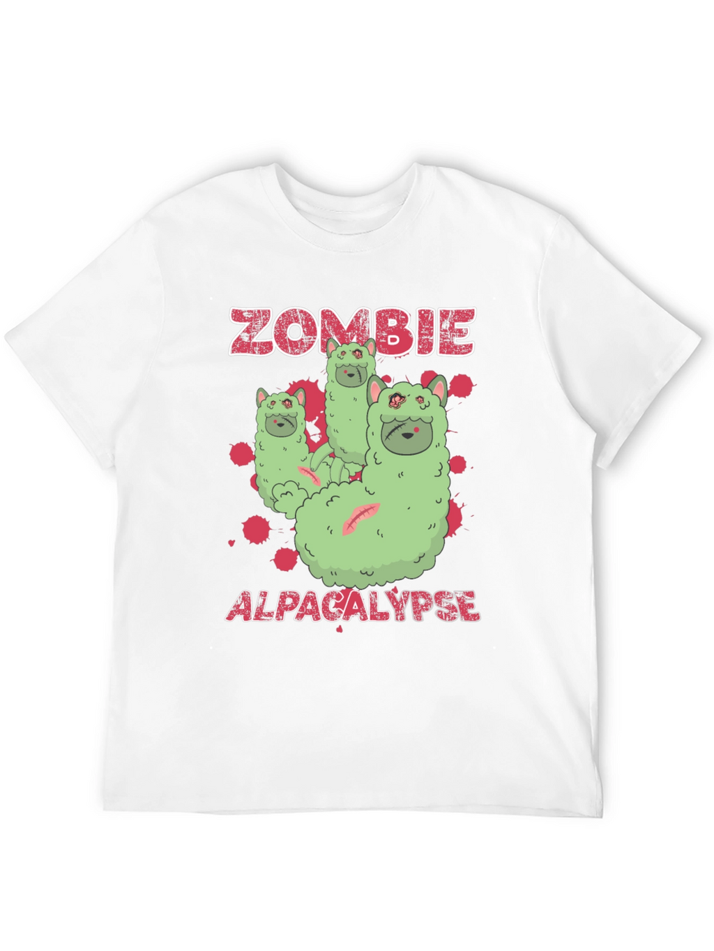 Zombie Alpacalypse Graphic Tee