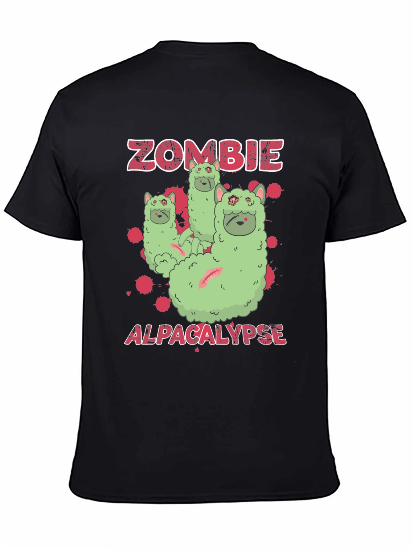 Zombie Alpacalypse Graphic Tee