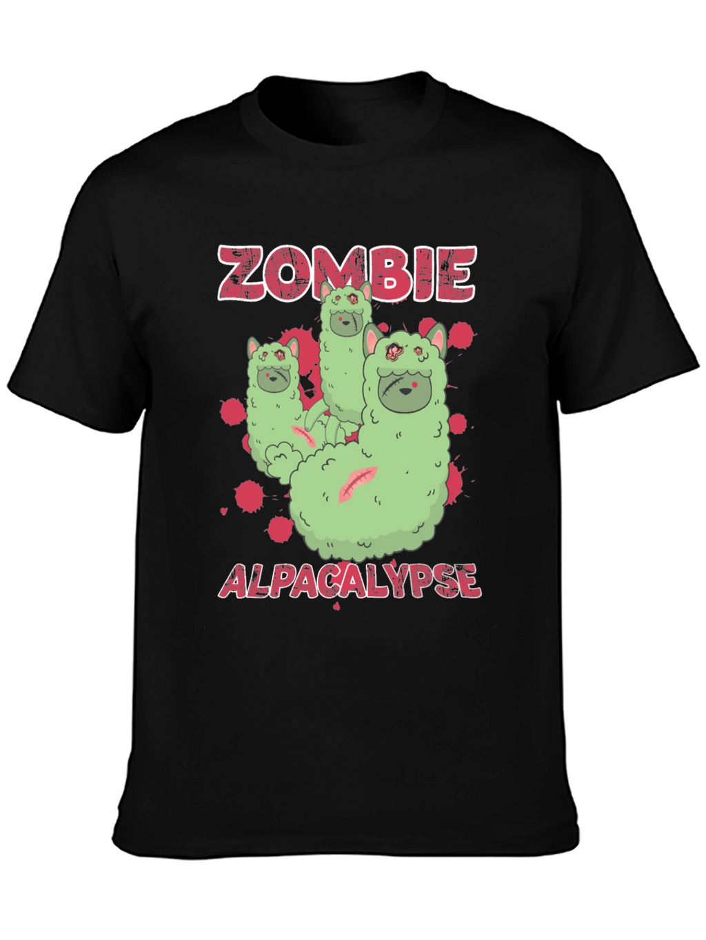 Zombie Alpacalypse Graphic Tee