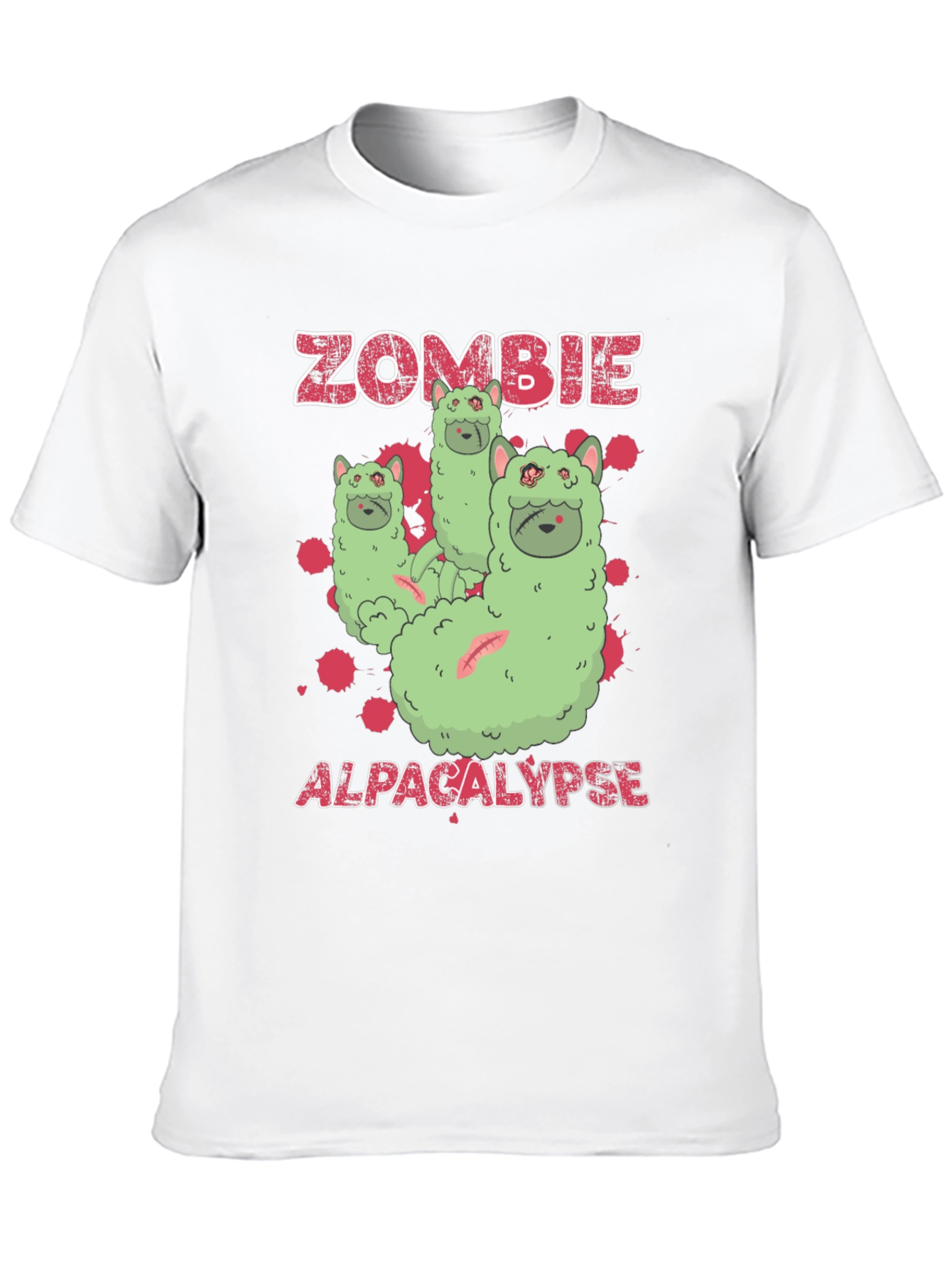Zombie Alpacalypse Graphic Tee