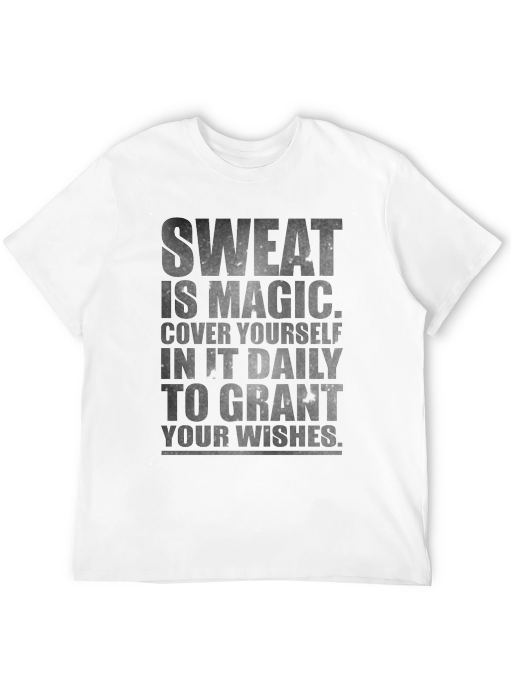 Sweat is Magic Graphic T-Shirt - Black