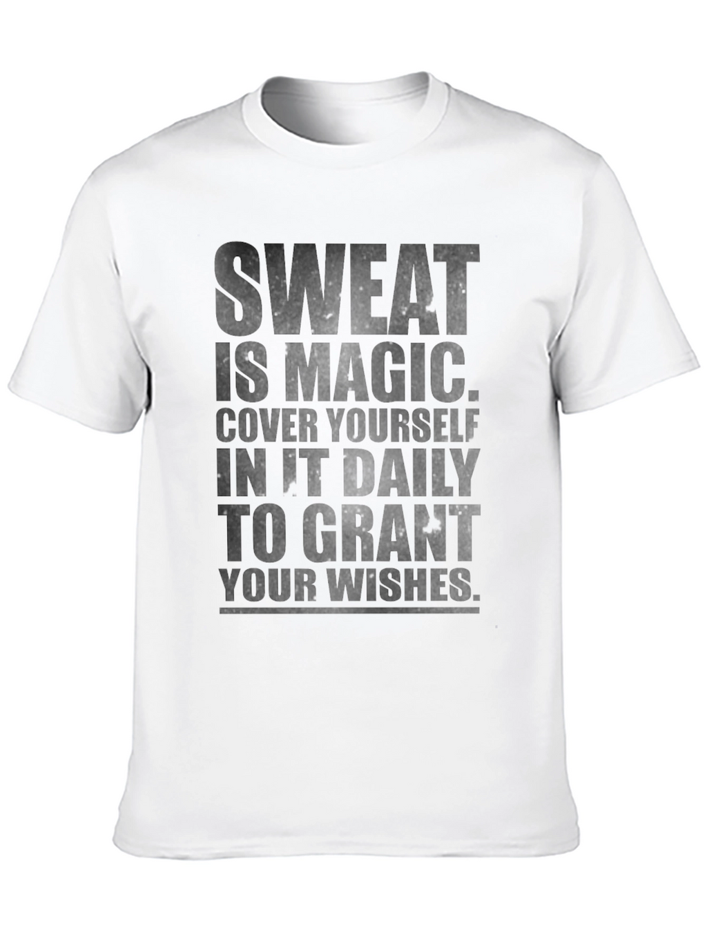 Sweat is Magic Graphic T-Shirt - Black
